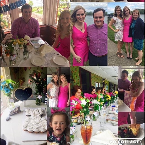 Beautiful Kate Spade dress. Hot pink. Size 0. - Picture 3 of 6